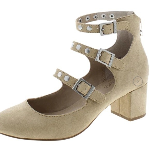 CHARLES BY CHARLES DAVID STRAPPY Maryjane style  BLOCK HEELS size 7 NWT - Picture 1 of 10